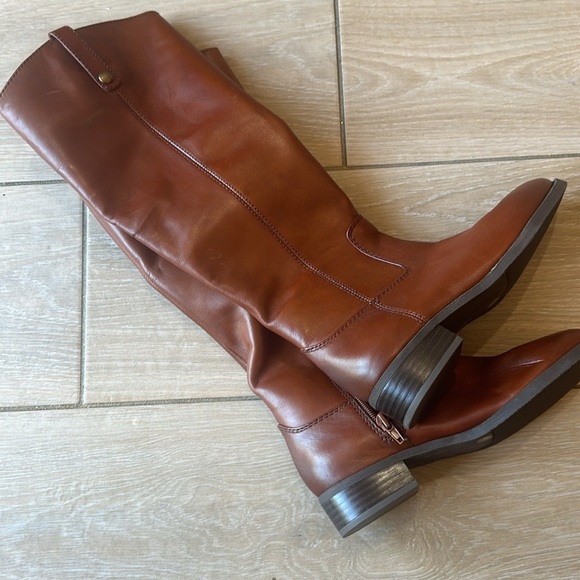 INC WOMENS EQUESTRIAN CHESNUT BROWN RIDING BOOTS FRYE STYLE VIRAL SIZE 6 - Picture 6 of 10